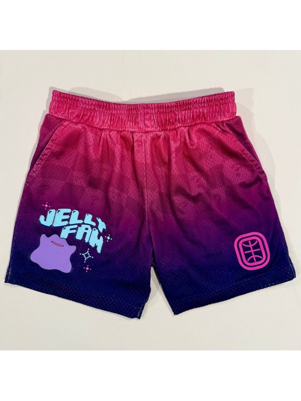 Overtime Elite Pokémon Ditto Shorts Boys Medium Girls Jelly Fam Basketball
